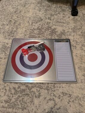 Magnetic Dry-Erase Target Board with To-Do List